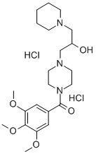 CAS#: 109376-99-0, [4-(2-Hydroxy-3-Piperidin-1-Ylpropyl)Piperazin-1-Yl]-(3,4,5-Trimethoxyphenyl)Methanone Dihydrochloride