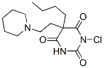 CAS 登录号:109438-93-9, 5-丁基-5-(2-哌啶-1-鎓-1-基乙基)-1,3-二嗪农-2,4,6-三酮氯化物