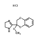 CAS#: 109544-45-8, 2-(2-Methoxy-2,3-Dihydro-1,4-Benzodioxin-2-Yl)-4,5-Dihydro-1H-Imidazole Hydrochloride (1:1)
