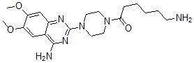 CAS#: 109679-41-6, 6-Amino-1-[4-(4-Amino-6,7-Dimethoxyquinazolin-2-Yl)Piperazin-1-Yl]Hexan-1-One
