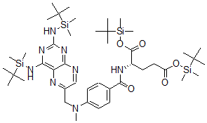 CAS#: 109736-06-3, Bis(Tert-Butyl-Dimethylsilyl) (2S)-2-[[4-[[2,4-Bis[(Tert-Butyl-Dimethylsilyl)Amino]Pteridin-6-Yl]Methyl-Methylamino]Benzoyl]Amino]Pentanedioate