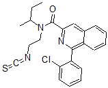 CAS#: 109960-13-6, N-Butan-2-Yl-1-(2-Chlorophenyl)-N-(2-Isothiocyanatoethyl)Isoquinoline-3-Carboxamide