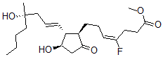 CAS#: 109976-45-6, Methyl (E)-4-Fluoro-7-[(1R,2R,3R)-3-Hydroxy-2-[(E,4S)-4-Hydroxy-4-Methyloct-1-Enyl]-5-Oxocyclopentyl]Hept-4-Enoate