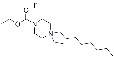 CAS 登录号：110029-79-3， 4-乙基-4-辛基哌嗪-4-鎓-1-羧酸乙酯碘化物