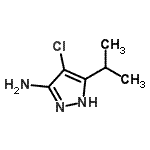 CAS#: 110086-10-7, 4-Chloro-5-Isopropyl-1H-Pyrazol-3-Amine