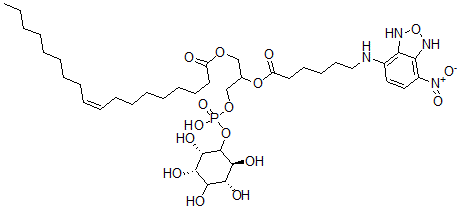 CAS#: 110121-15-8, [3-[Hydroxy-[(2S,3S,5R,6S)-2,3,4,5,6-Pentahydroxycyclohexyl]Oxyphosphoryl]Oxy-2-[6-[(4-Nitro-1,3-Dihydro-2,1,3-Benzoxadiazol-7-Yl)Amino]Hexanoyloxy]Propyl] (Z)-Octadec-9-Enoate