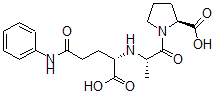 CAS#: 110351-42-3, (2S)-1-[(2S)-2-[[(2S)-1-Hydroxy-1,5-Dioxo-5-(Phenylamino)Pentan-2-Yl]Amino]Propanoyl]Pyrrolidine-2-Carboxylic Acid