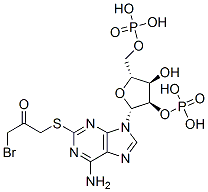CAS 登录号：110356-02-0， [[(2S,3S,5R)-5-[6-氨基-2-(3-溴-2-氧代丙基)硫基嘌呤-9-基]-3-羟基四氢呋喃-2-基]-膦酰氧基甲基]磷酸二氢酯
