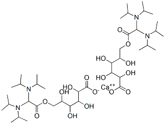 CAS#: 11041-98-8, Calcium 6-[2,2-Bis(Di(Propan-2-Yl)Amino)Acetyl]Oxy-2,3,4,5-Tetrahydroxyhexanoic Acid