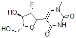 CAS 登录号：110419-25-5， 5-[(3S,4R,5R)-3-氟-4-羟基-5-(羟基甲基)四氢呋喃-2-基]-1-甲基嘧啶-2,4-二酮