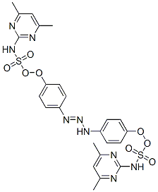 CAS#: 110505-56-1, N-(4,6-Dimethylpyrimidin-2-Yl)-4-[2-[4-[(4,6-Dimethylpyrimidin-2-Yl)Sulfamoyl]Phenyl]Iminohydrazinyl]Benzenesulfonamide