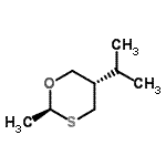 CAS#: 110523-71-2, (2S,5S)-5-Isopropyl-2-Methyl-1,3-Oxathiane