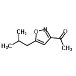 CAS#: 110578-31-9, 1-(5-Isobutyl-1,2-Oxazol-3-Yl)Ethanone