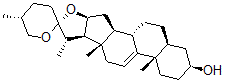 CAS#: 1106-20-3, (25R)-5alpha-Spirost-9(11)-En-3beta-Ol