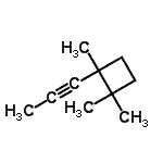CAS#: 110656-00-3, 1,1,2-Trimethyl-2-(1-Propyn-1-Yl)Cyclobutane