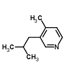 CAS#: 110823-92-2, 3-Isobutyl-4-Methylpyridine