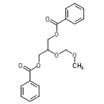 CAS 登录号：110874-21-0， 2-(甲氧基甲氧基)-1,3-丙烷二基二苯甲酸酯
