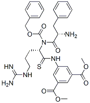 CAS 登录号：111070-40-7， 5-(苄氧羰基苯丙氨酰精氨酰硫代酰胺基)间苯二甲酸二甲酯