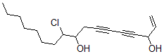 CAS#: 111103-92-5, 10-Chloroheptadec-1-En-4,6-Diyne-3,9-Diol