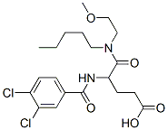 CAS#: 111106-14-0, 4-[(3,4-Dichlorobenzoyl)Amino]-5-(2-Methoxyethyl-Pentylamino)-5-Oxopentanoic Acid