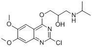 CAS#: 111218-76-9, 1-(2-Chloro-6,7-Dimethoxyquinazolin-4-Yl)Oxy-3-(Propan-2-Ylamino)Propan-2-Ol