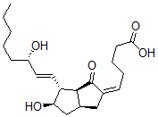 CAS#: 111319-88-1, (5Z)-5-[(3aS,4R,5R,6aS)-5-Hydroxy-4-[(E,3S)-3-Hydroxyoct-1-Enyl]-3-Oxo-1,3a,4,5,6,6a-Hexahydropentalen-2-Ylidene]Pentanoic Acid
