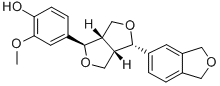 CAS#: 111407-29-5, 4-[1-(1,3-Benzodioxol-5-Yl)-1,3,3a,4,6,6a-Hexahydrofuro[4,3-c]Furan-4-Yl]-2-Methoxyphenol