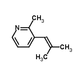 CAS#: 111422-54-9, 2-Methyl-3-(2-Methyl-1-Propen-1-Yl)Pyridine