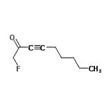 CAS#: 111423-30-4, 1-Fluoro-3-Nonyn-2-One