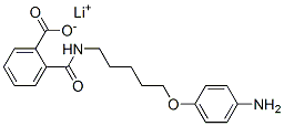 CAS 登录号：111498-38-5， 2-[5-(4-氨基苯氧基)戊基氨基甲酰]苯甲酸锂