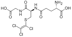 CAS 登录号：111574-85-7， (2S)-2-氨基-5-[[1-(羧甲基氨基)-1-氧代-3-(1,2,2-三氯乙烯基硫基)丙-2-基]氨基]-5-氧代戊酸
