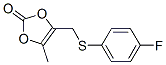 CAS 登录号：111738-35-3， 4-(4-氟苯基)硫代甲基-5-甲基-1,3-二氧杂环戊烯-2-酮