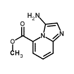 CAS 登录号：111753-15-2， 甲基3-氨基咪唑并[1,2-a]吡啶-5-羧酸酯