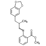 CAS#: 111753-60-7, Methyl 2-{[3-(1,3-Benzodioxol-5-Yl)-2-Methylpropylidene]Amino}Benzoate
