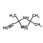 CAS#: 1118-17-8, 2-Methyl-N-(2-Methyl-2-Propanyl)-3-Butyn-2-Amine