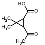 CAS#: 111869-21-7, 3-Acetyl-2,2-Dimethylcyclopropanecarboxylic Acid