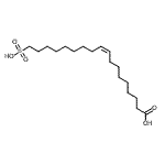 CAS#: 112-74-3, (9Z)-18-Sulfo-9-Octadecenoic Acid