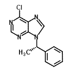 CAS#: 112089-31-3, 6-Chloro-9-[(1S)-1-Phenylethyl]-9H-Purine