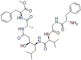 CAS#: 112317-46-1, Phenylalanyl-glycyl-valyl-statyl-alanyl-phenylalanine methyl ester