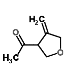 CAS 登录号：112332-63-5， 1-(4-亚甲基四氢-3-呋喃基)乙酮