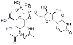 CAS#: 112529-16-5, Uridine 5'-diphospho-2,3-diacetamido-2,3-dideoxyglucopyranuronic acid