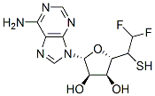 CAS 登录号:112606-73-2, (2R,3R,4S,5S)-2-(6-氨基嘌呤-9-基)-5-(2,2-二氟-1-巯基乙基)四氢呋喃-3,4-二醇