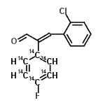 CAS#: 112704-51-5, (2E)-3-(2-Chlorophenyl)-2-[4-Fluoro(<Sup>14</Sup>C<Sub>6</Sub>)Phenyl]Acrylaldehyde