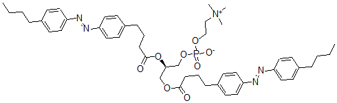 CAS#: 112791-47-6, [(2R)-2,3-Bis[4-[4-(4-Butylphenyl)Diazenylphenyl]Butanoyloxy]Propyl] 2-Trimethylazaniumylethyl Phosphate