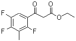 CAS 登录号：112822-88-5， 3-氧代-3-(2,4,5-三氟-3-甲基苯基)丙酸乙酯