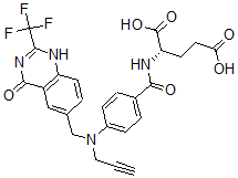 CAS#: 112887-78-2, (2S)-2-[[4-[[4-Oxo-2-(Trifluoromethyl)-1H-Quinazolin-6-Yl]Methyl-Prop-2-Ynylamino]Benzoyl]Amino]Pentanedioic Acid