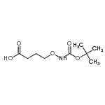 CAS#: 112899-25-9, 4-[({[(2-Methyl-2-Propanyl)Oxy]Carbonyl}Amino)Oxy]Butanoic Acid