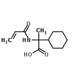 CAS 登录号：112919-34-3， 2-(丙烯酰氨基)-2-环己基丙酸
