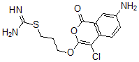 CAS#: 113251-07-3, 7-Amino-4-Chloro-3-(3-Isothioureidopropoxy)Isocoumarin