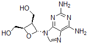 CAS#: 113296-23-4, 2-Aminooxetanocin A